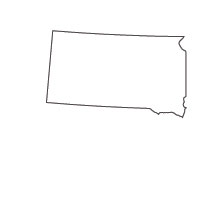 South Dakota Map